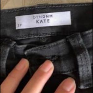 High waisted skinny jeans